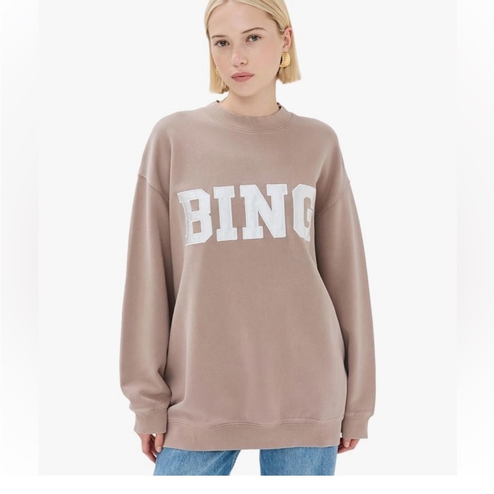 Anine Bing Tyler BING Sweatshirt Small - Picture 1 of 8